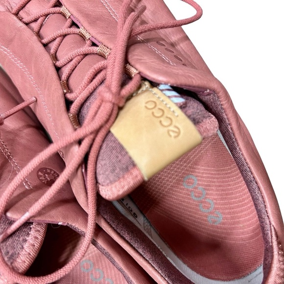 ECCO Golf Biom Hybrid Leather Sneakers | Size 9 US / 40 EU | Rose Pink - Picture 8 of 10